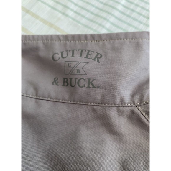 NWT - Cutter and Buck WeatherTec Gray Men’s Size Large Jacket Full Zipper - Picture 4 of 10